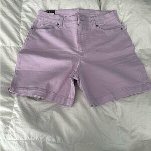 Gloria Vanderbilt Lavender Denim Shorts
